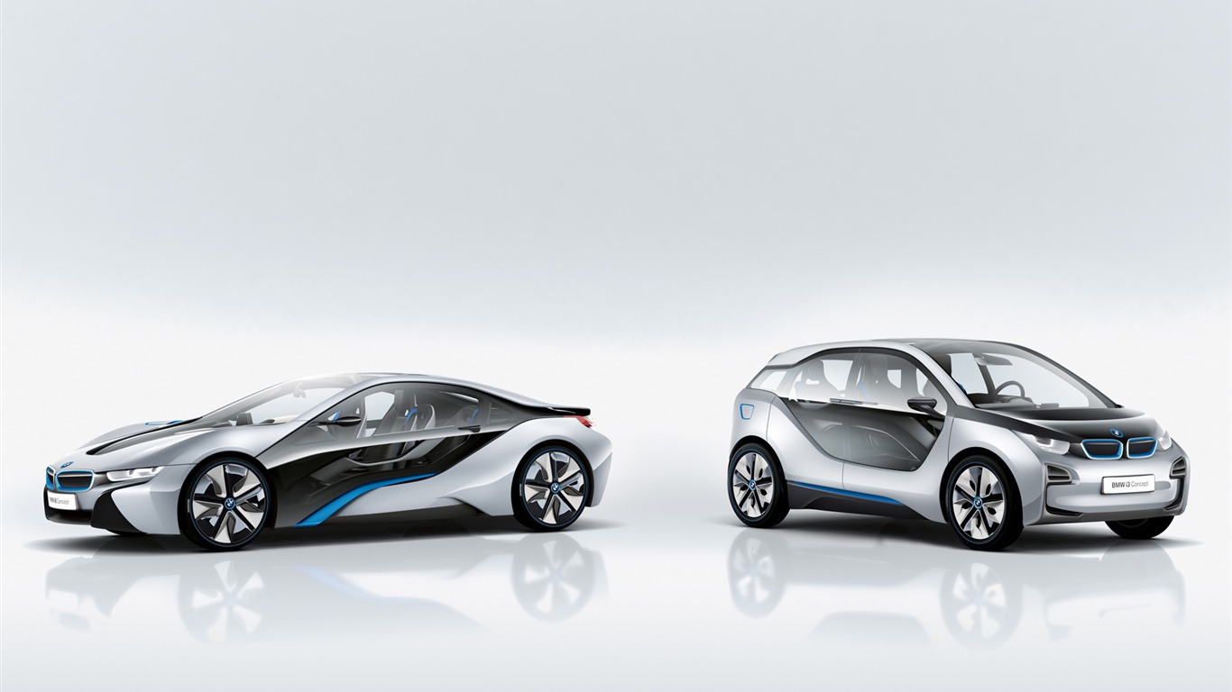 BMW i8 koncept - 2011 HD wallpapers #29 - 1366x768