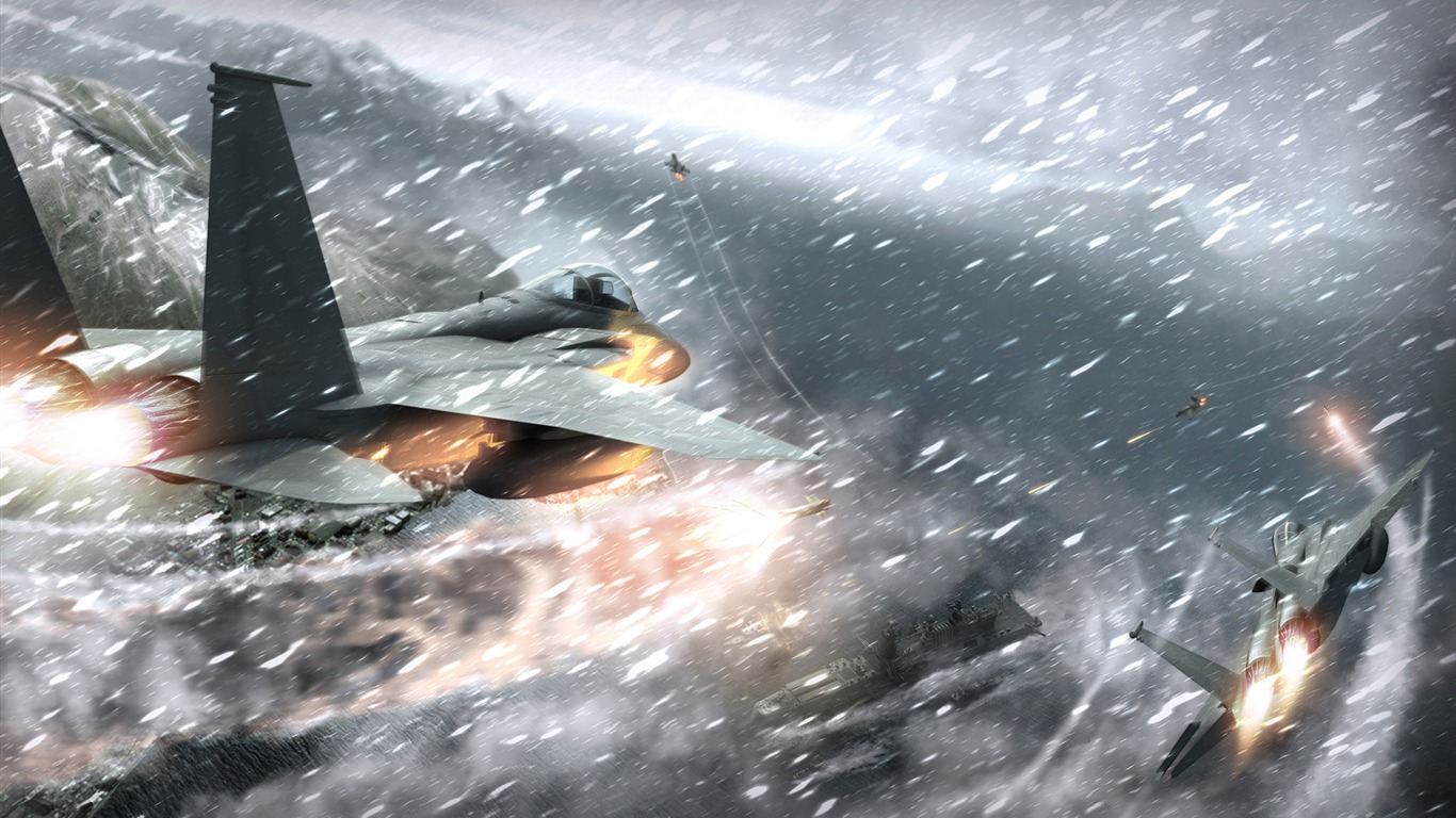 Tom Clancy je H.A.W.X 2 HD wallpapers #3 - 1366x768