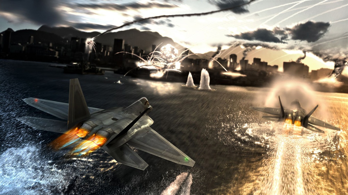 Tom Clancy's H.A.W.X 2 HD wallpapers #7 - 1366x768