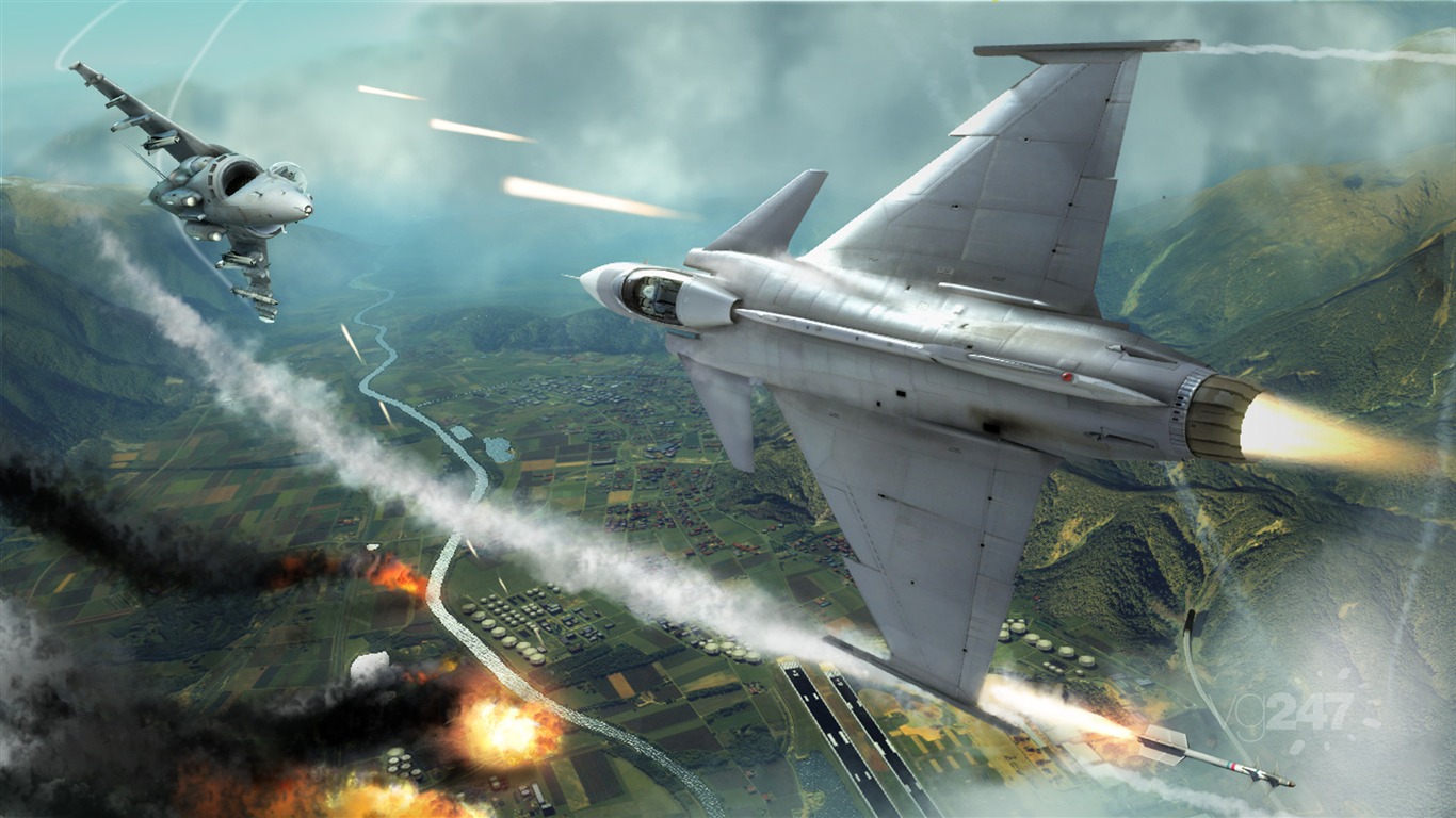 Tom Clancy je H.A.W.X 2 HD wallpapers #15 - 1366x768