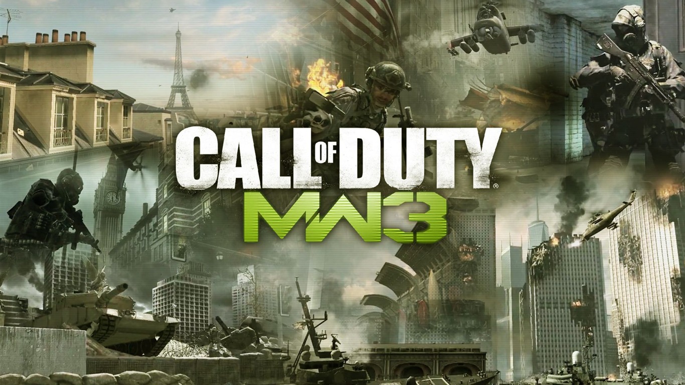 Call of Duty: MW3 HD Tapety na plochu #5 - 1366x768