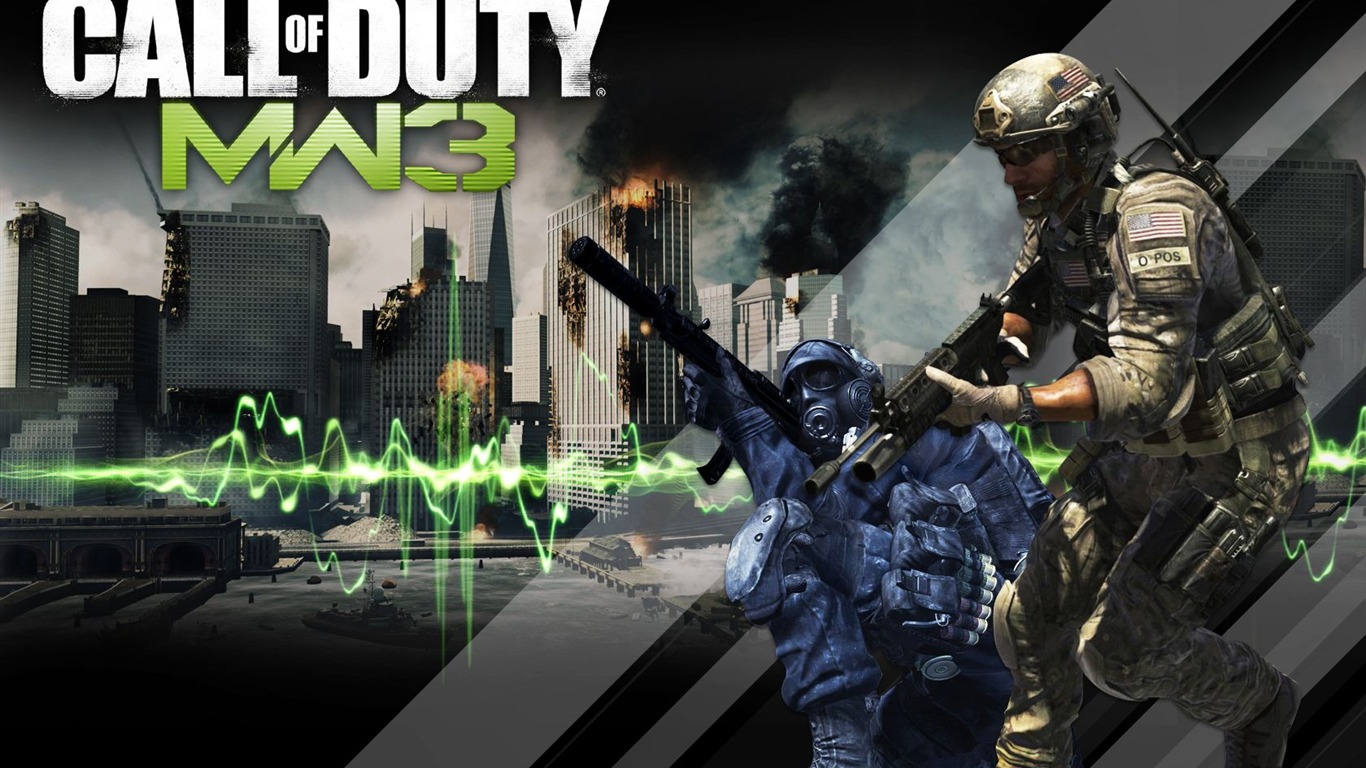 Call of Duty: MW3 HD Tapety na plochu #8 - 1366x768