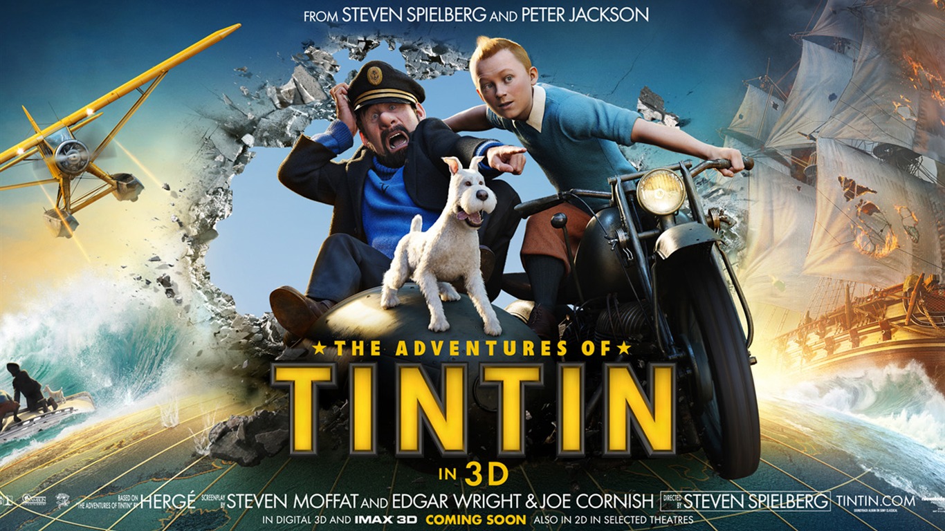 The Adventures of Tintin 丁丁歷險記高清壁紙 #16 - 1366x768