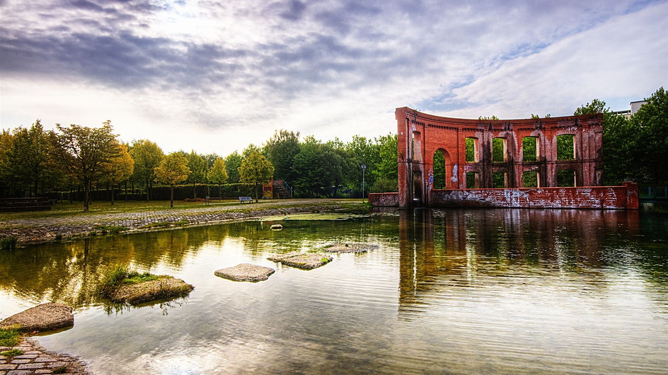 德國薩爾布呂肯 城市風景 #20 - 1366x768