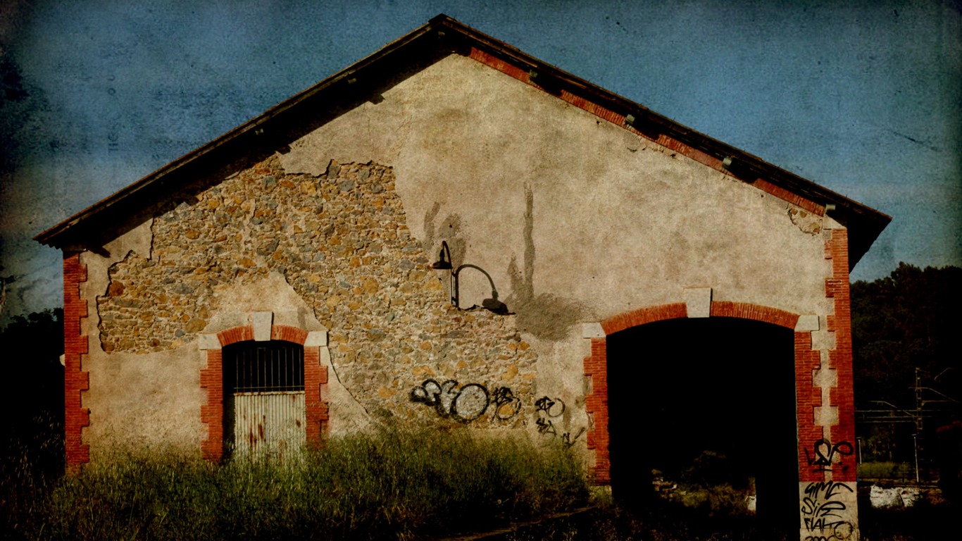 Spanien Girona HDR-Stil Hintergrundbilder #12 - 1366x768