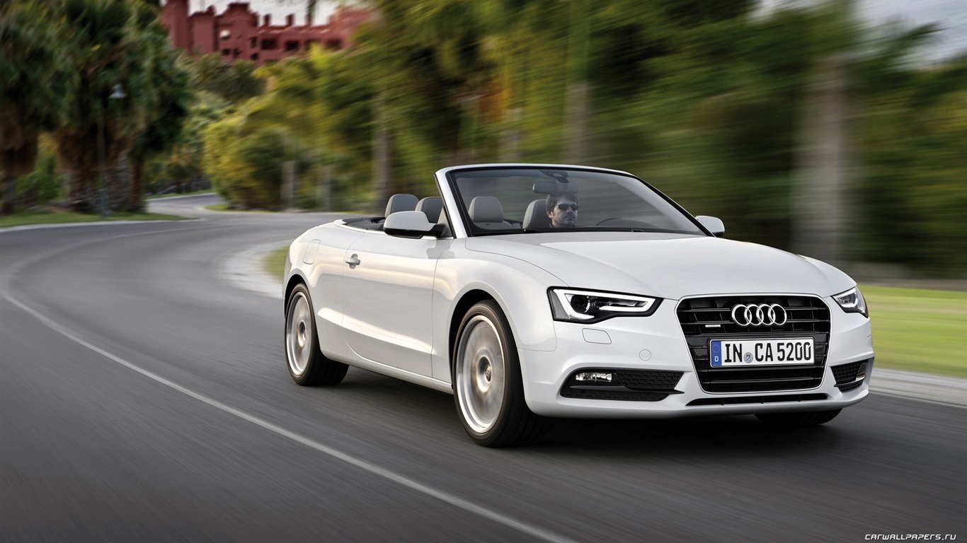 Audi A5 Cabriolet - 2011 fonds d'écran HD #2 - 1366x768