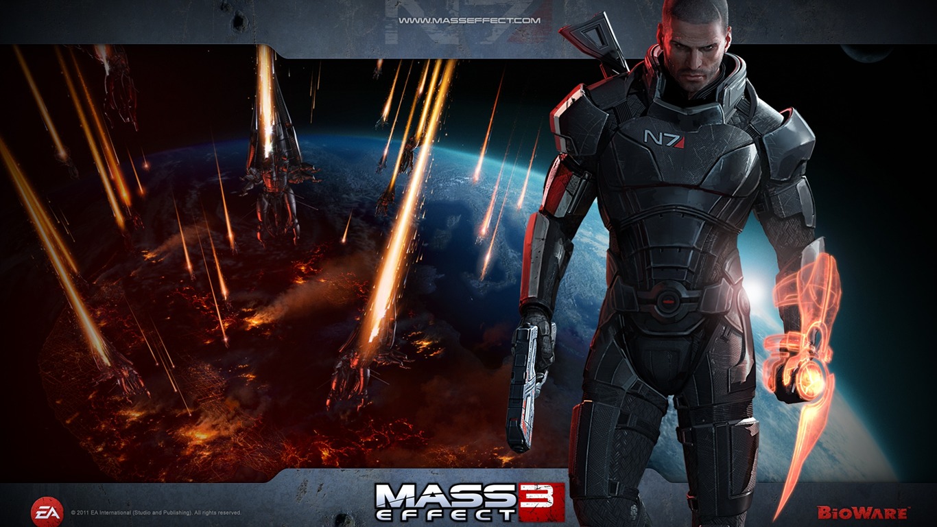 Mass Effect 3 fondos de pantalla HD #3 - 1366x768