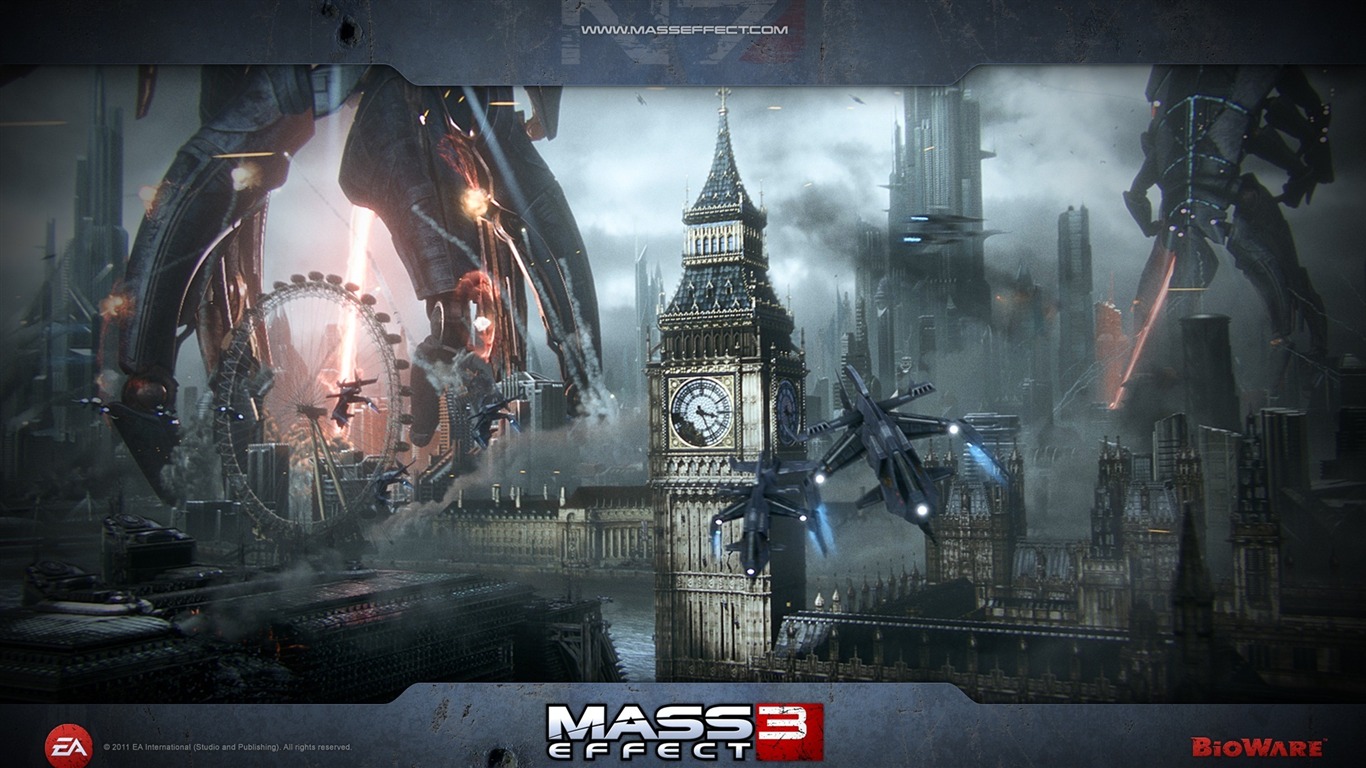 Mass Effect 3 質量效應3 高清壁紙 #9 - 1366x768