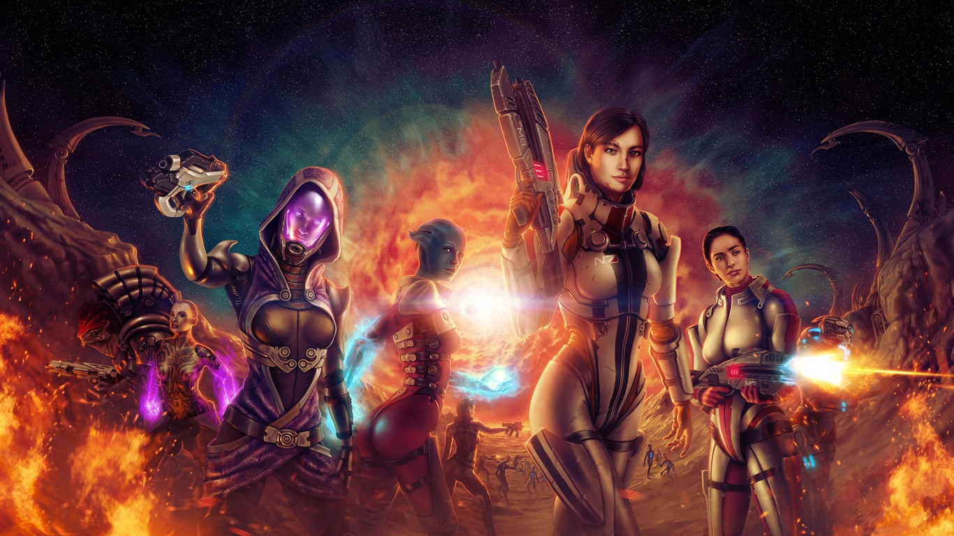 Mass Effect 3 質量效應3 高清壁紙 #15 - 1366x768