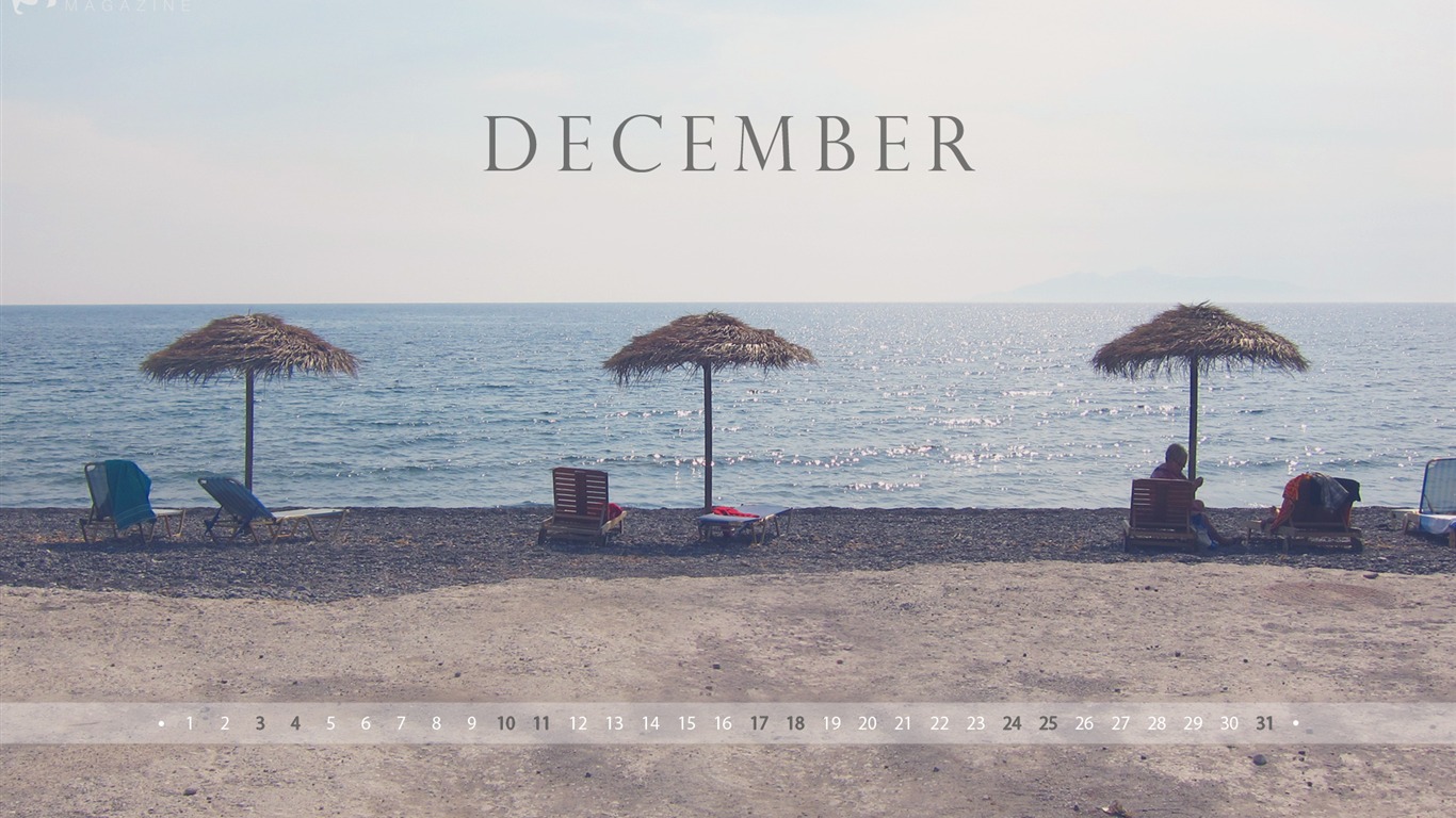 Dezember 2011 Kalender Wallpaper (2) #11 - 1366x768