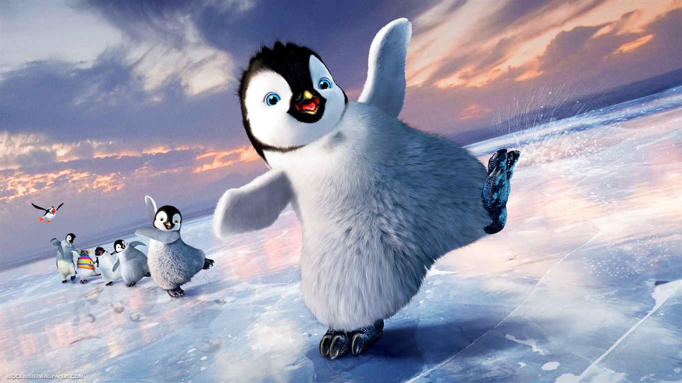 Happy Feet Two 快樂的大腳2 高清壁紙 #4 - 1366x768