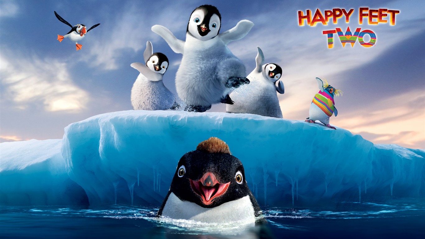 Happy Feet Two 快乐的大脚2 高清壁纸8 - 1366x768