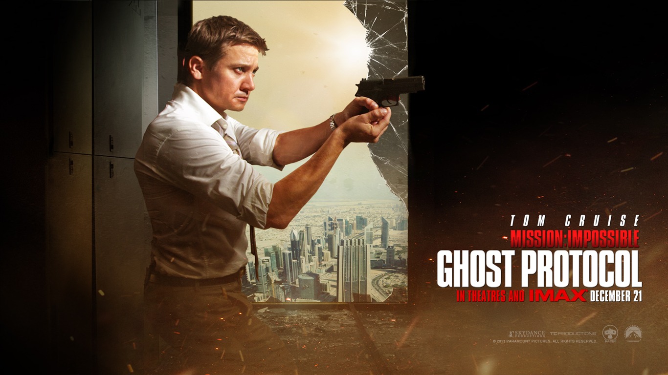 Mission: Impossible - Ghost Protocolo de fondos de pantalla HD #2 - 1366x768