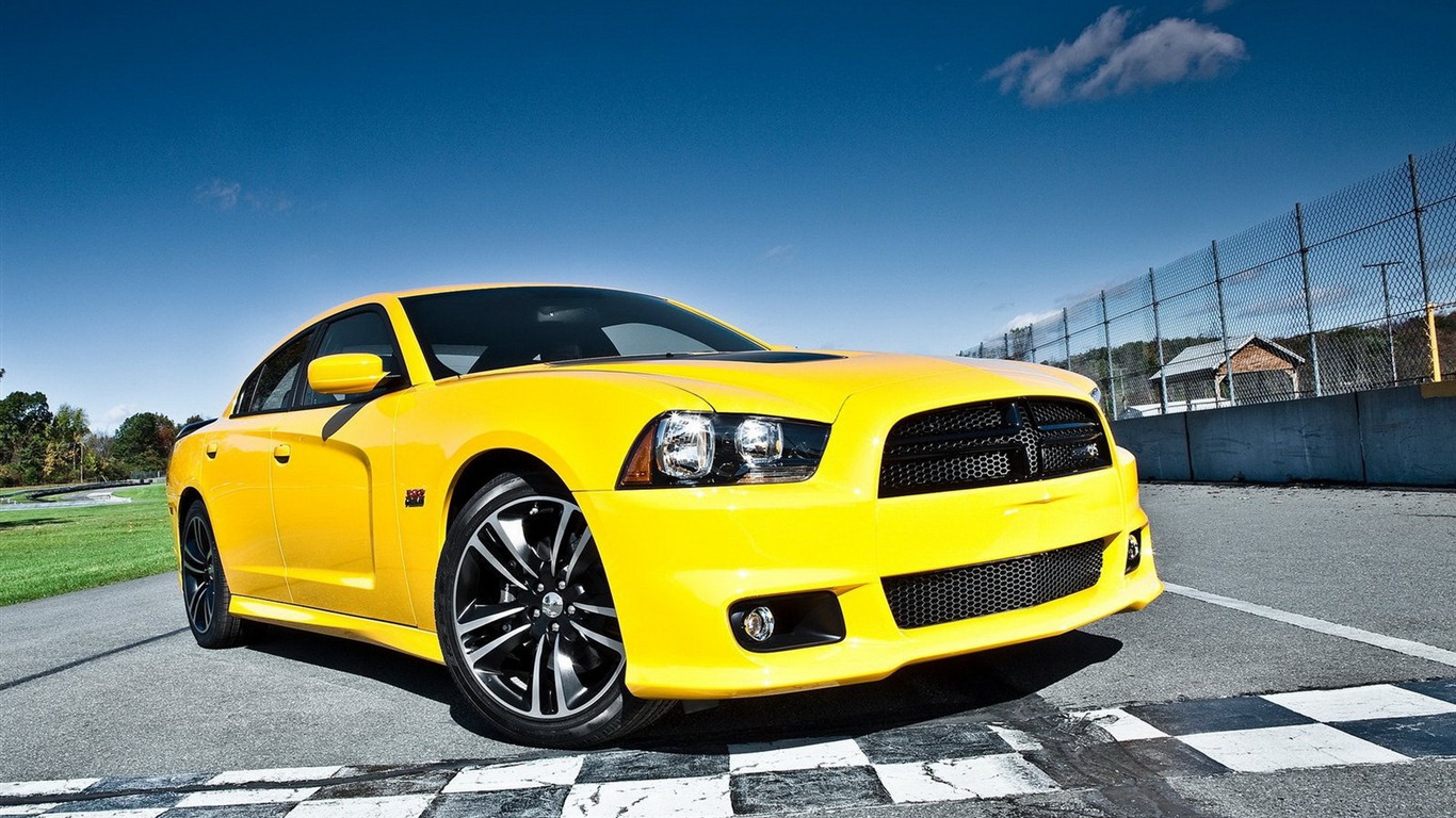 Dodge Charger sports car HD wallpapers #1 - 1366x768