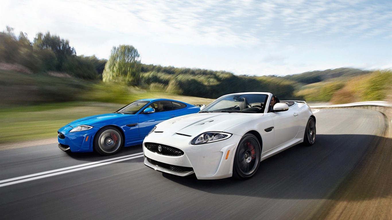 2013 捷豹XK XKR-S Convertible跑車壁紙 #2 - 1366x768