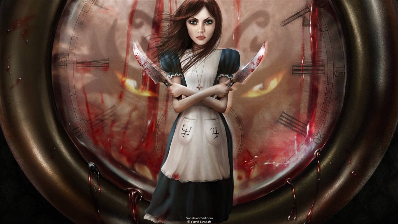 Alice: Madness Devoluciones fondos de pantalla HD #6 - 1366x768