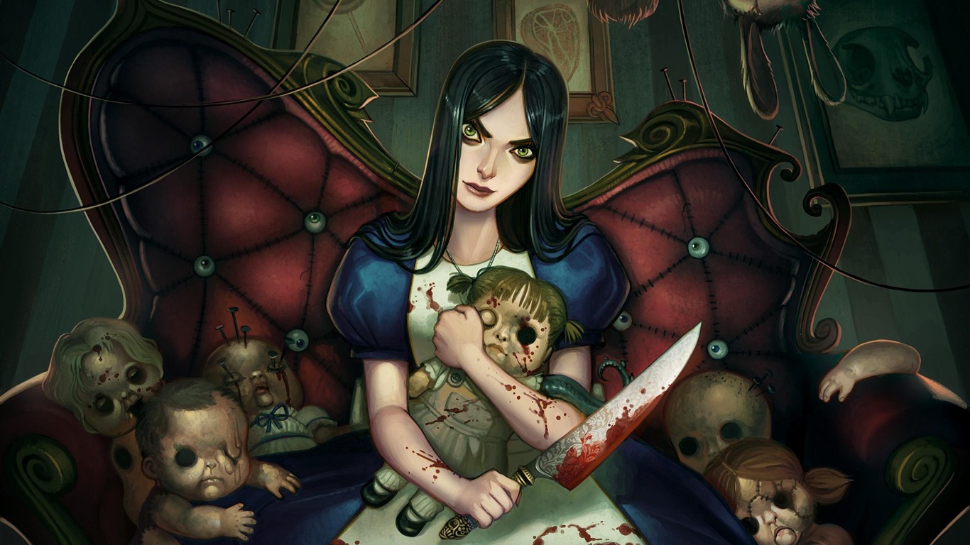 Alice: Madness Returns 爱丽丝：疯狂回归 高清壁纸11 - 1366x768