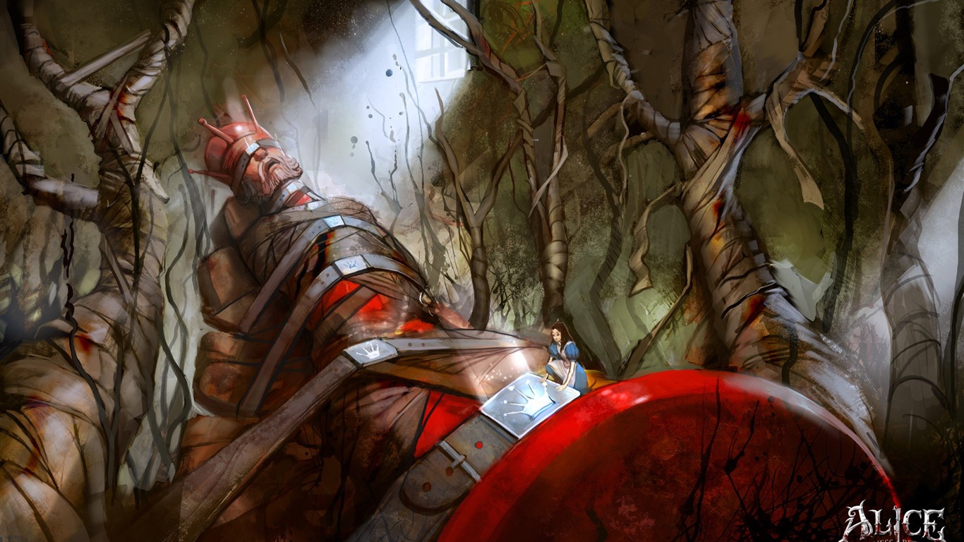 Alice: Madness Devoluciones fondos de pantalla HD #12 - 1366x768