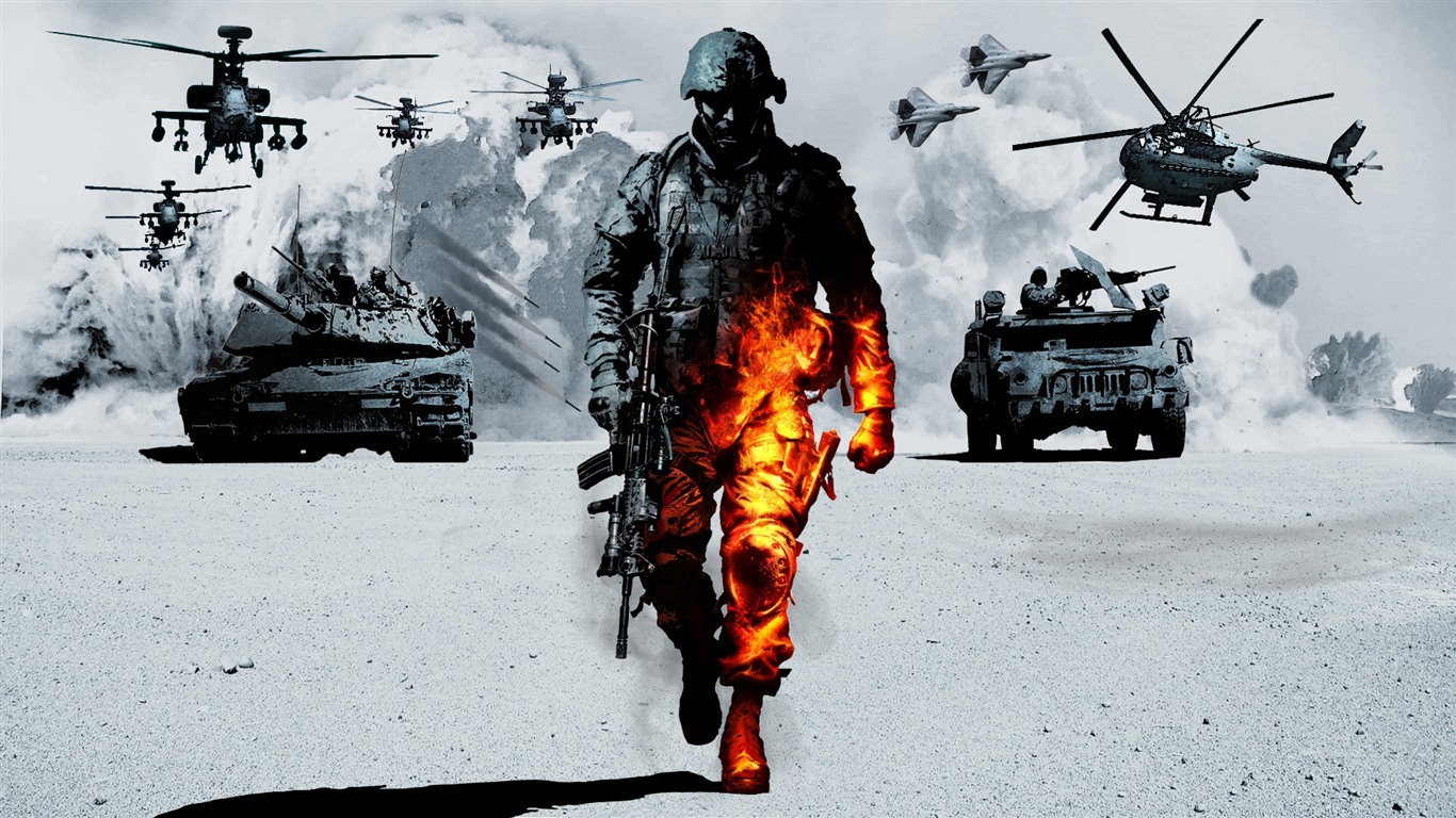 Battlefield 3 HD tapety na plochu #5 - 1366x768