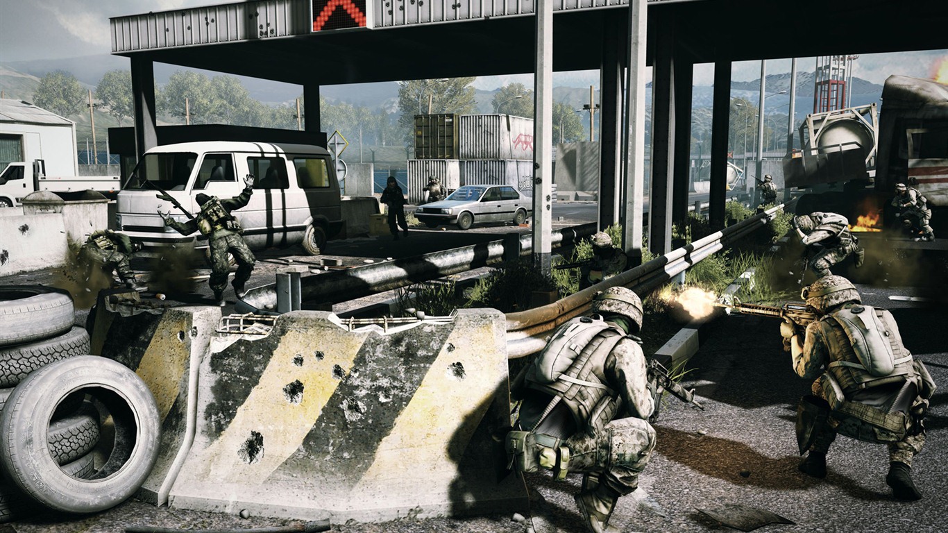 Battlefield 3 fondos de pantalla HD #8 - 1366x768