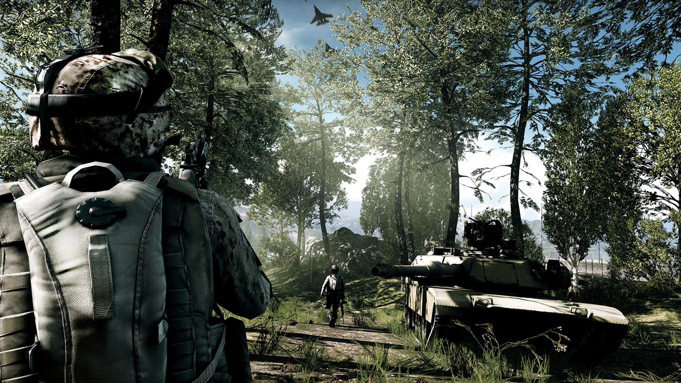 Battlefield 3 HD tapety na plochu #12 - 1366x768