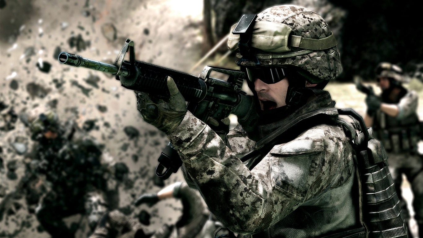 Battlefield 3 fondos de pantalla HD #16 - 1366x768