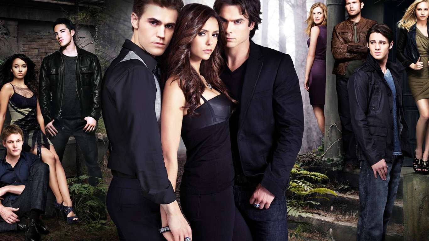 The Vampire Diaries HD 吸血鬼日記 高清壁紙 #12 - 1366x768