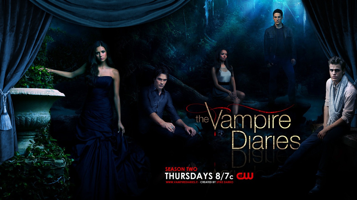 The Vampire Diaries HD 吸血鬼日記 高清壁紙 #18 - 1366x768