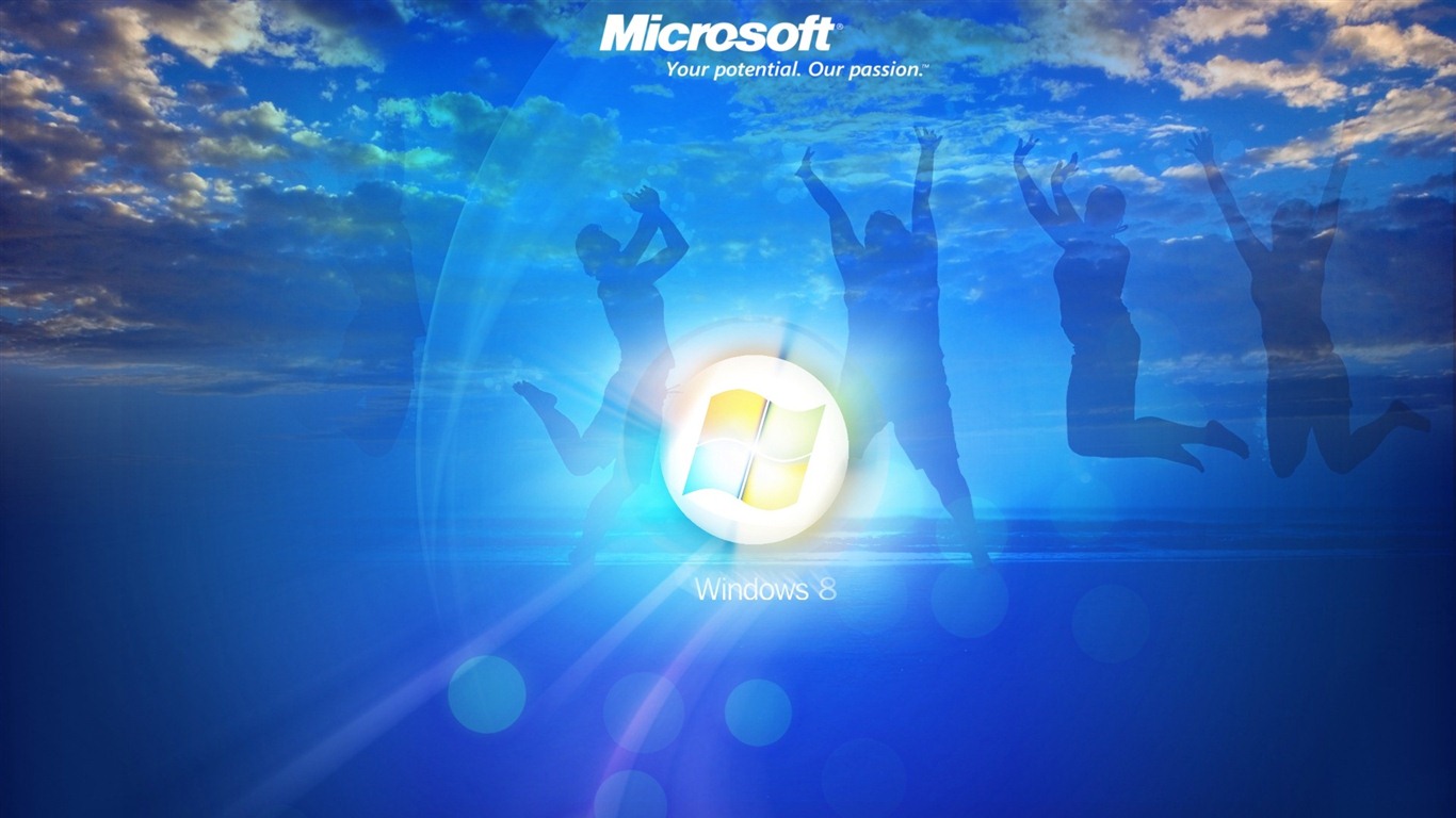 Windows 8 theme wallpaper (1) #4 - 1366x768