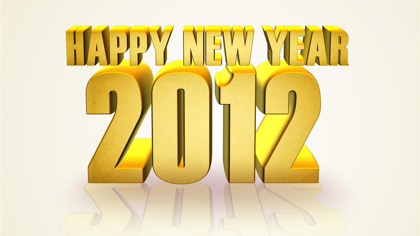 2012 新年主題壁紙(一) #4 - 1366x768