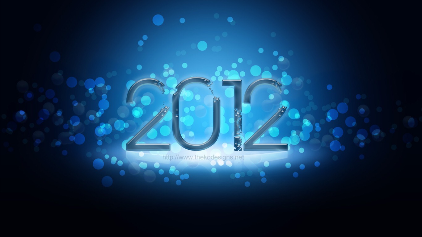 2012 新年主題壁紙(一) #13 - 1366x768