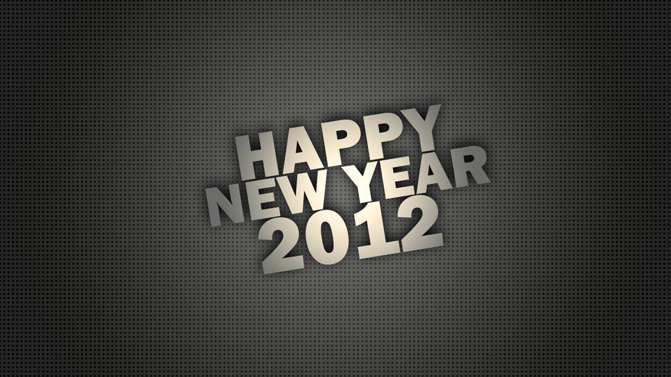 2012 New Year wallpapers (2) #4 - 1366x768