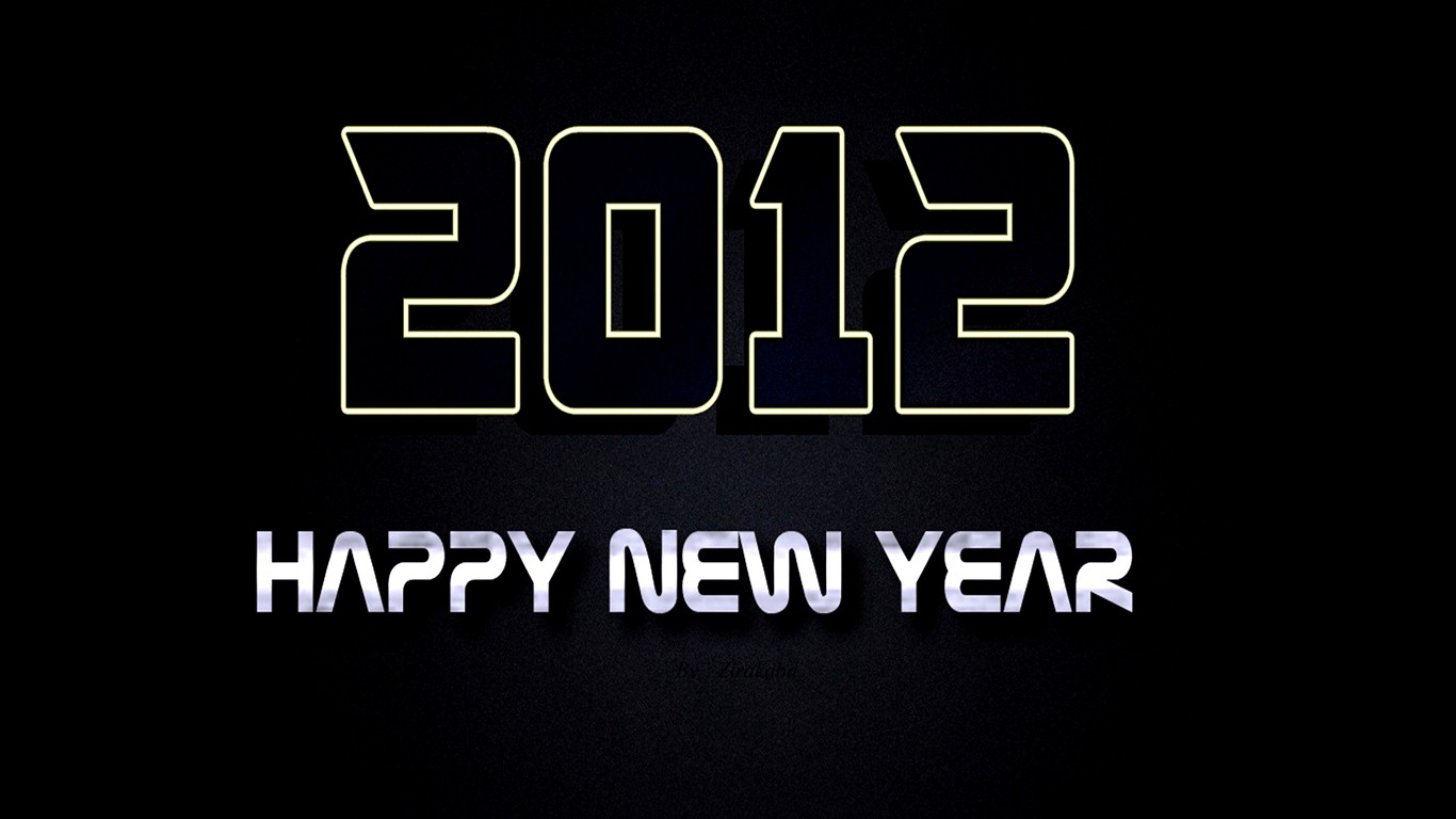 2012 新年主題壁紙(二) #5 - 1366x768