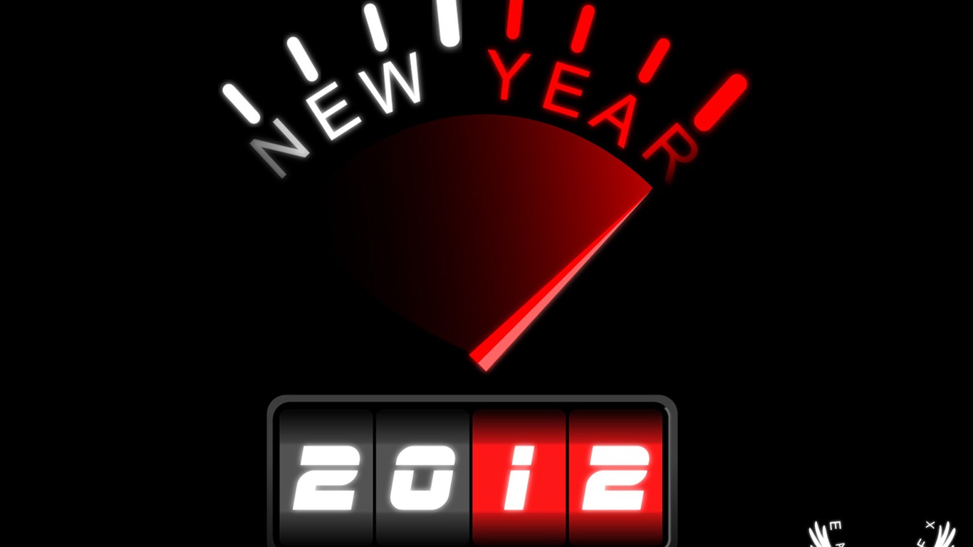 2012 新年主題壁紙(二) #7 - 1366x768