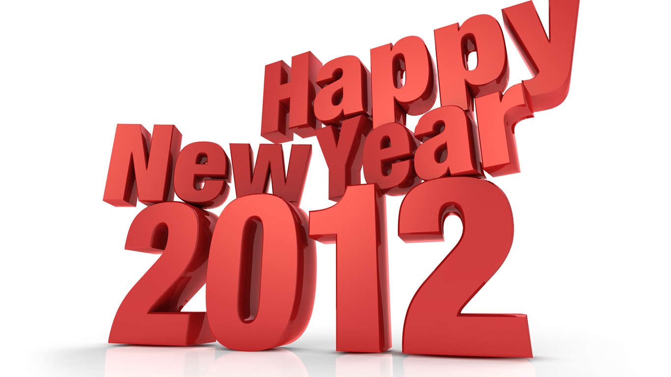 2012 Neues Jahr Tapeten (2) #11 - 1366x768