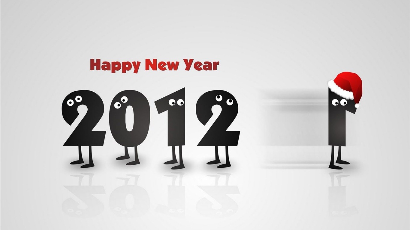 2012 新年主題壁紙(二) #19 - 1366x768