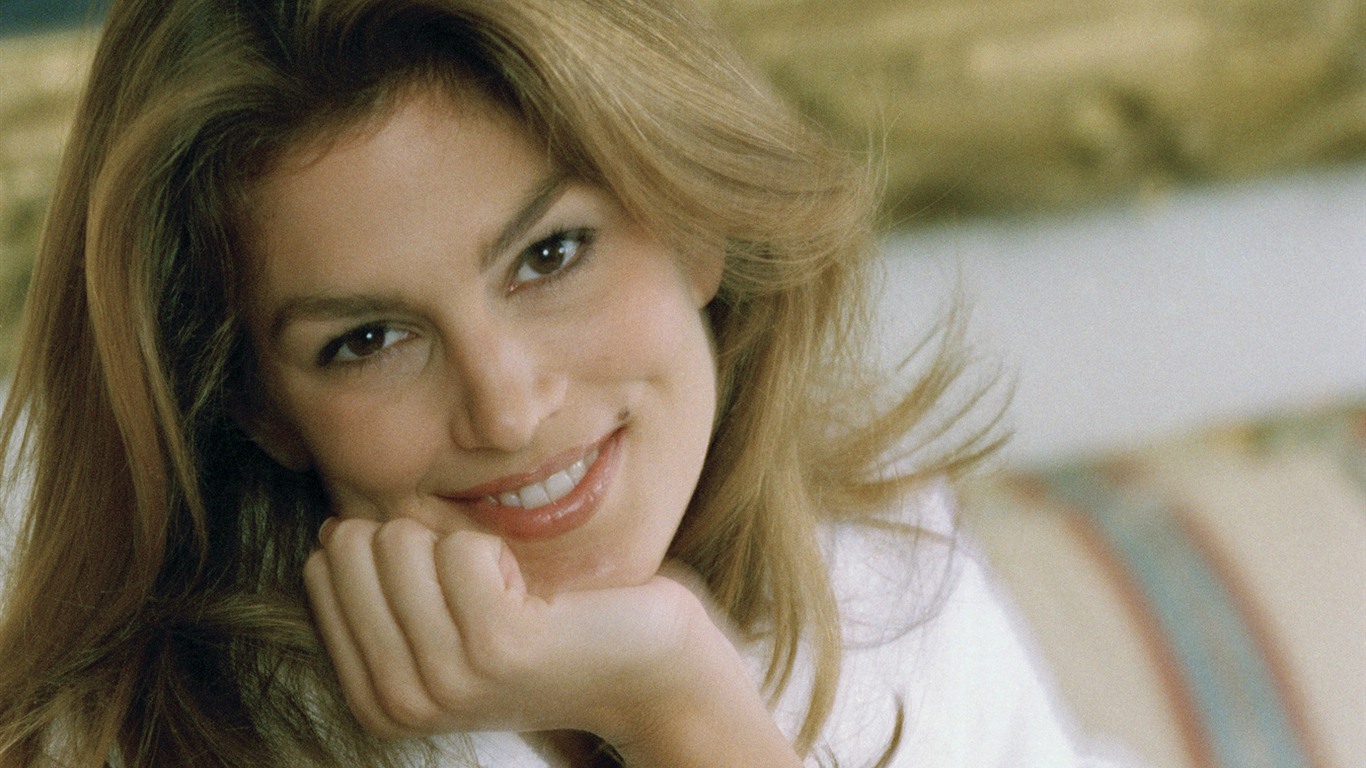 Cindy Crawford hermoso fondo de pantalla #4 - 1366x768