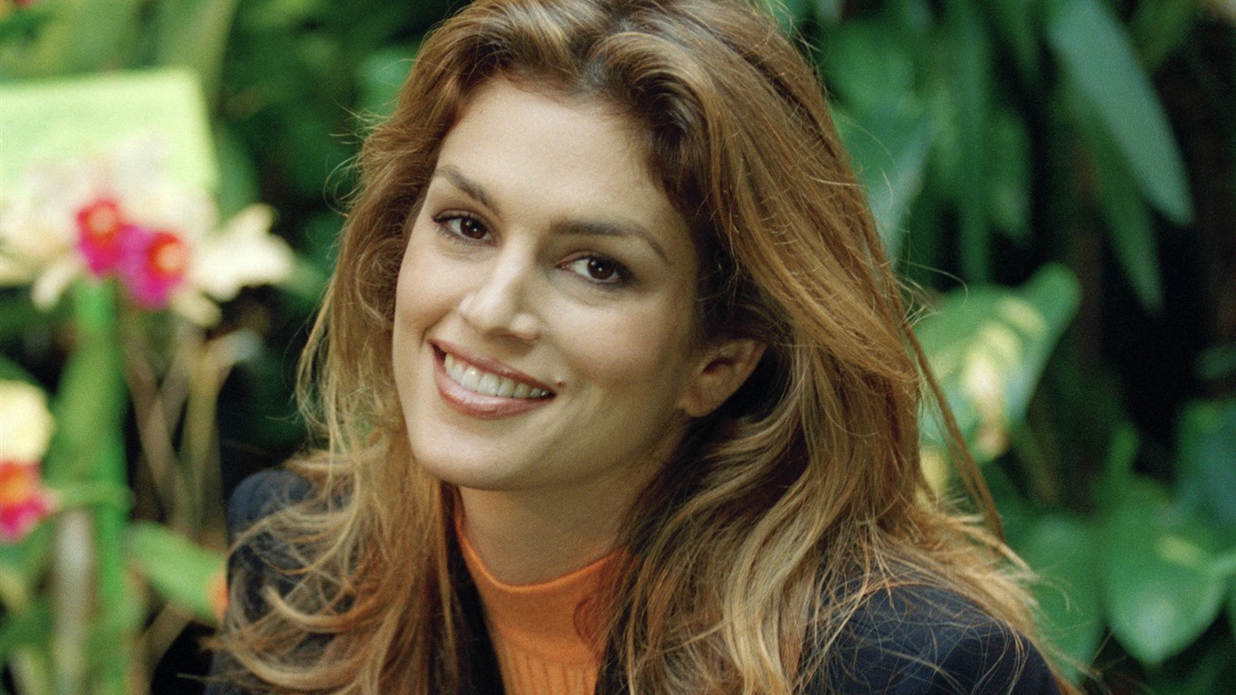 Cindy Crawford 辛迪·克劳馥 美女壁纸5 - 1366x768