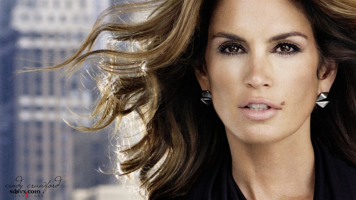 Cindy Crawford beaux fonds d'écran #20 - 1366x768