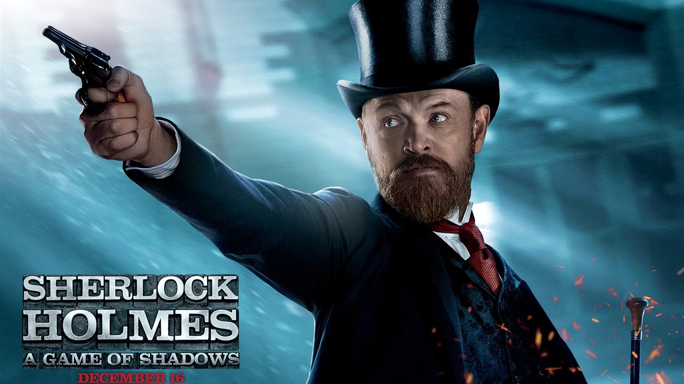Sherlock Holmes: Hra stínů Tapety HD #5 - 1366x768