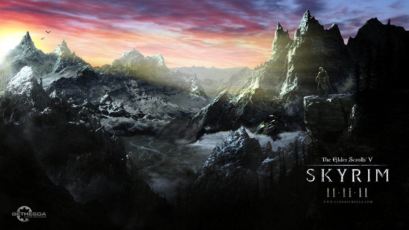 The Elder Scrolls V: Skyrim 上古卷轴5：天际 高清壁纸15 - 1366x768