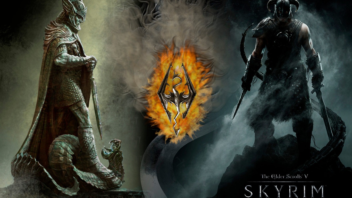 The Elder Scrolls V: Skyrim 上古捲軸5：天際 高清壁紙 #18 - 1366x768