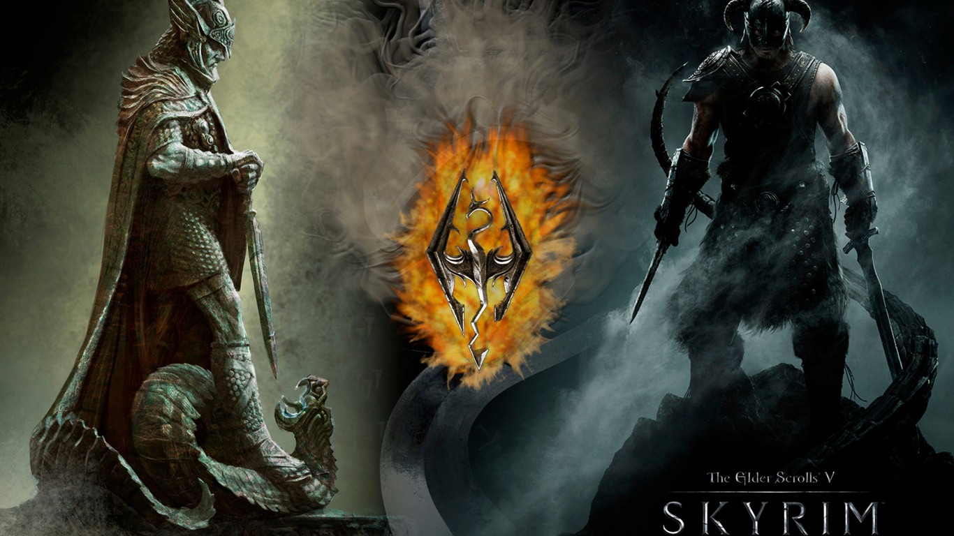 The Elder Scrolls V: Skyrim 上古卷轴5：天际 高清壁纸18 - 1366x768