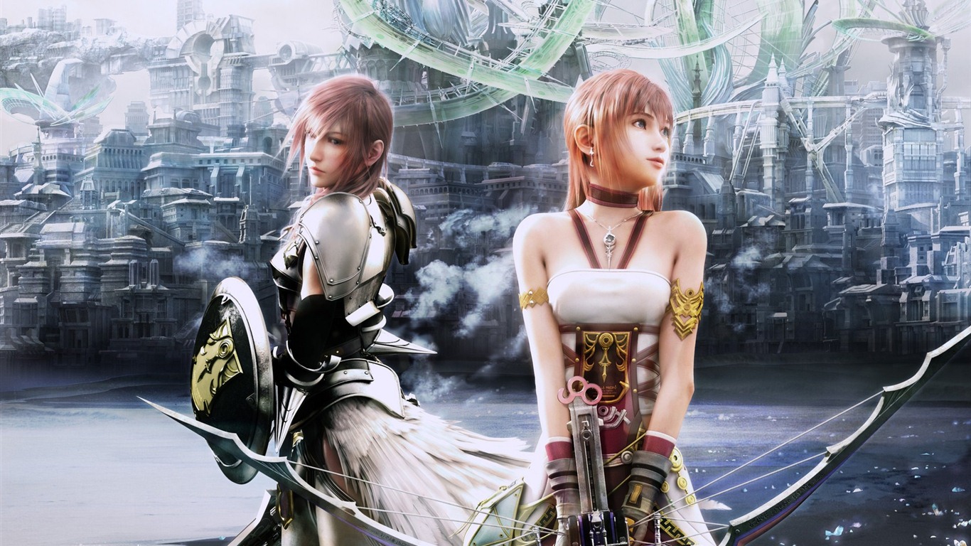 Final Fantasy XIII-2 fonds d'écran HD #1 - 1366x768