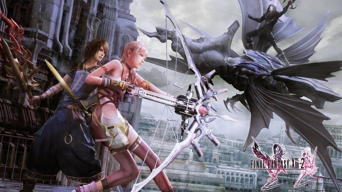 Final Fantasy XIII-2 HD wallpapers #5 - 1366x768