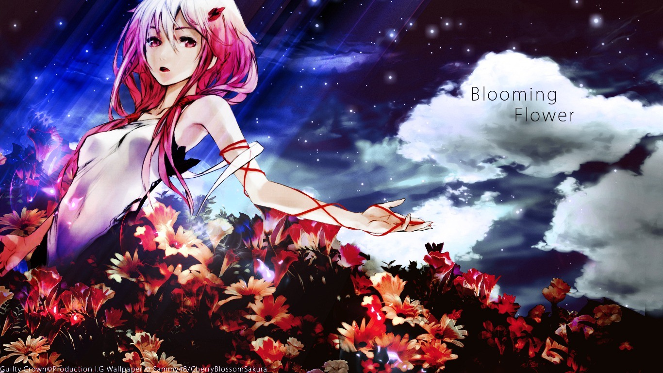 Guilty Crown HD tapety na plochu #2 - 1366x768