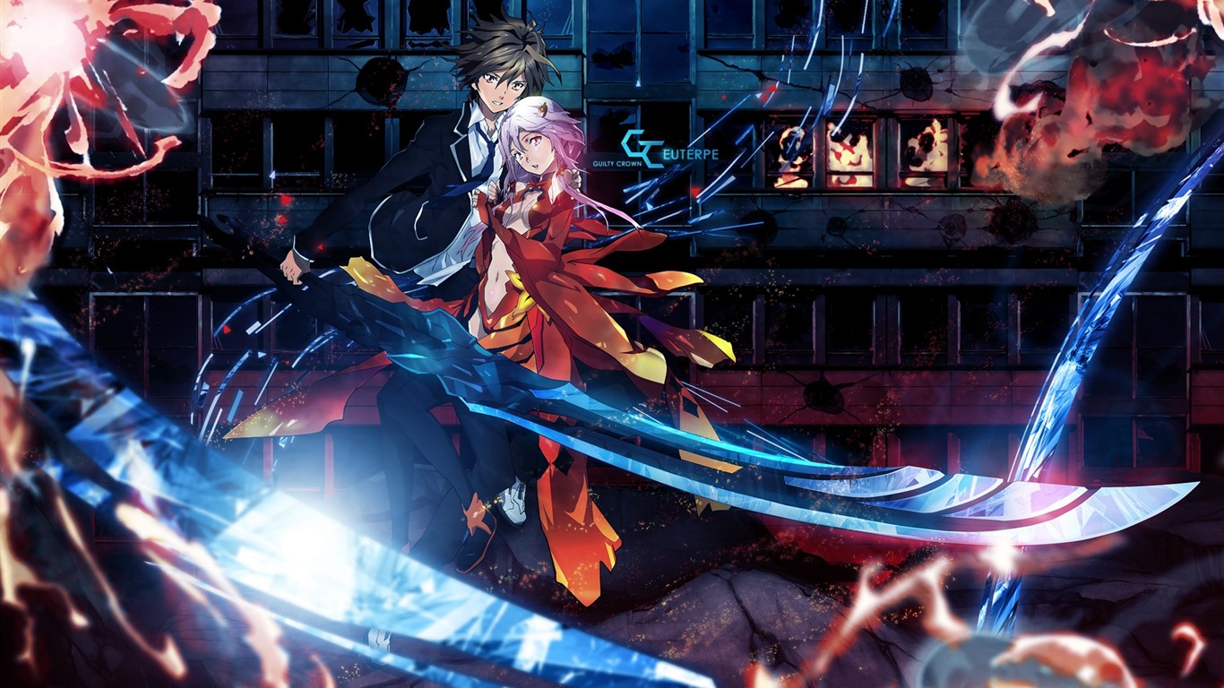 Guilty Crown HD tapety na plochu #13 - 1366x768