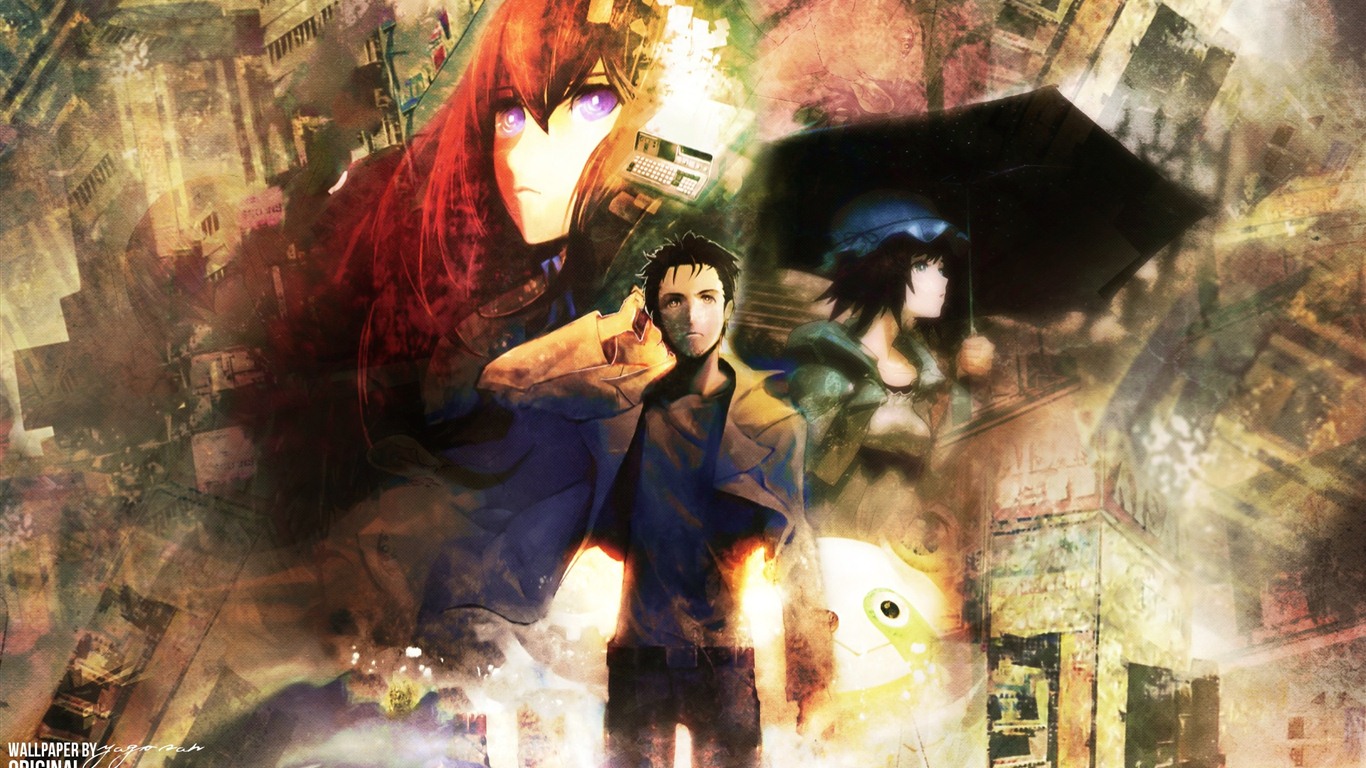 Steins Gate HD tapety na plochu #5 - 1366x768