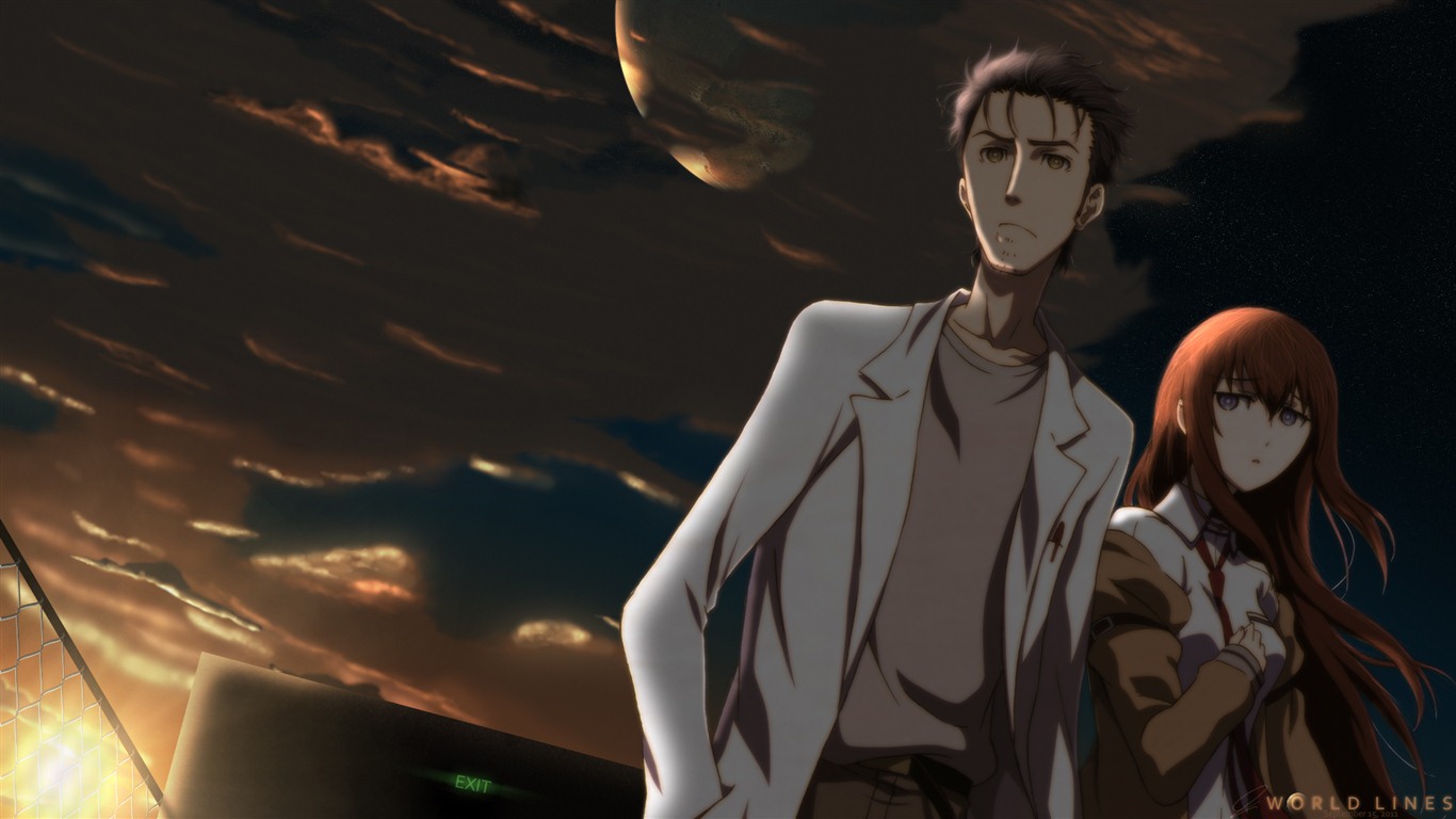 Steins Gate HD tapety na plochu #15 - 1366x768