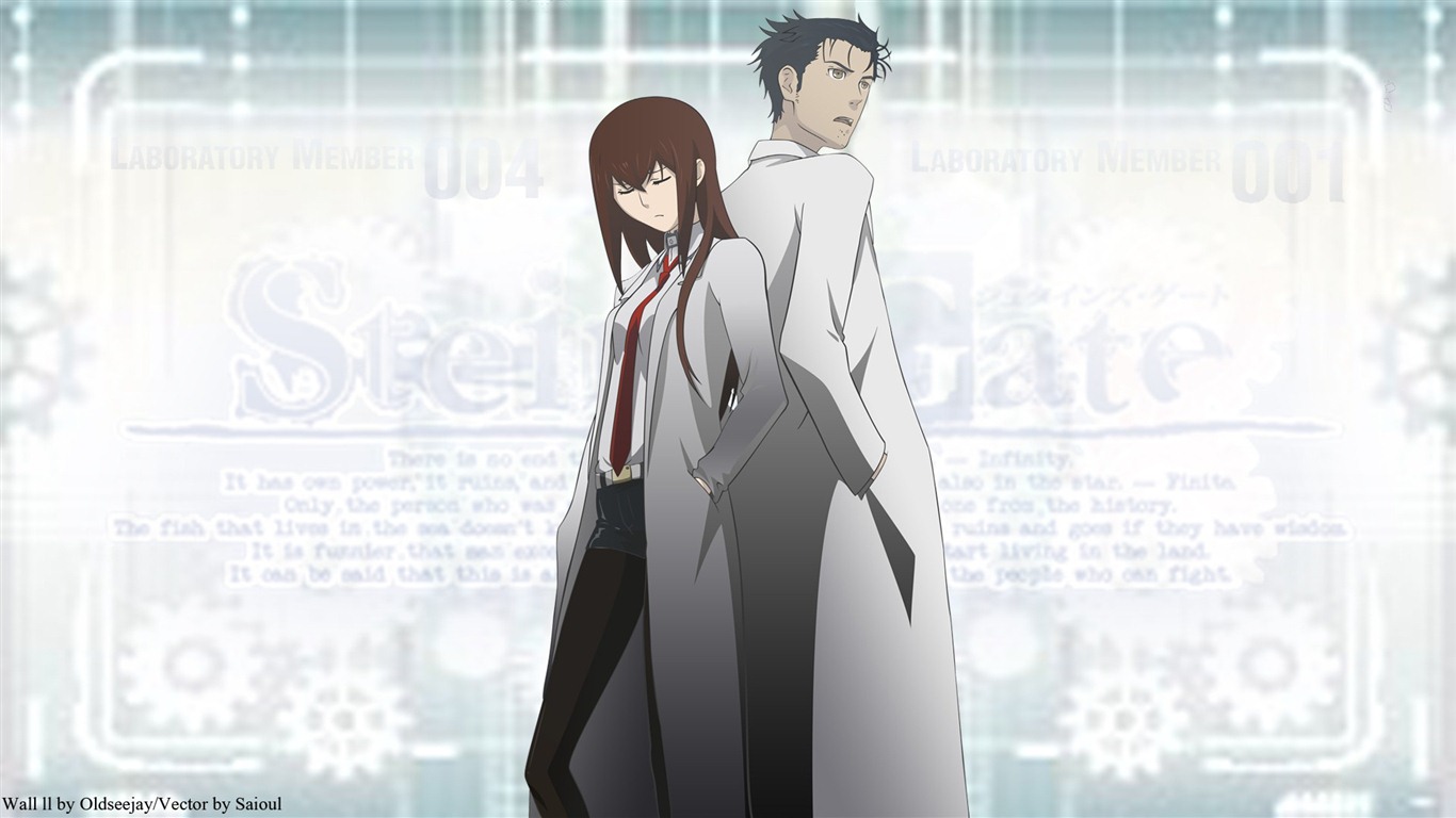 Steins Gate HD tapety na plochu #16 - 1366x768